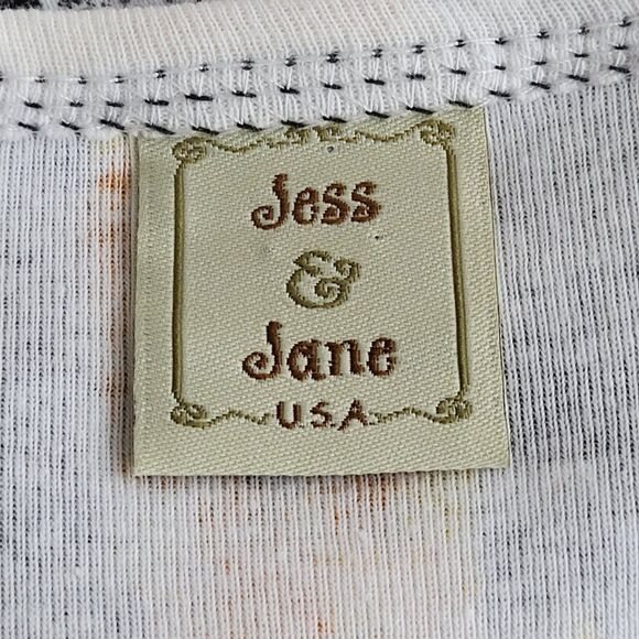 Jess & Jane Top Shirt Womens Size 1X Pullover Geometric Abstract 3/4 Sleeves - Picture 11 of 12